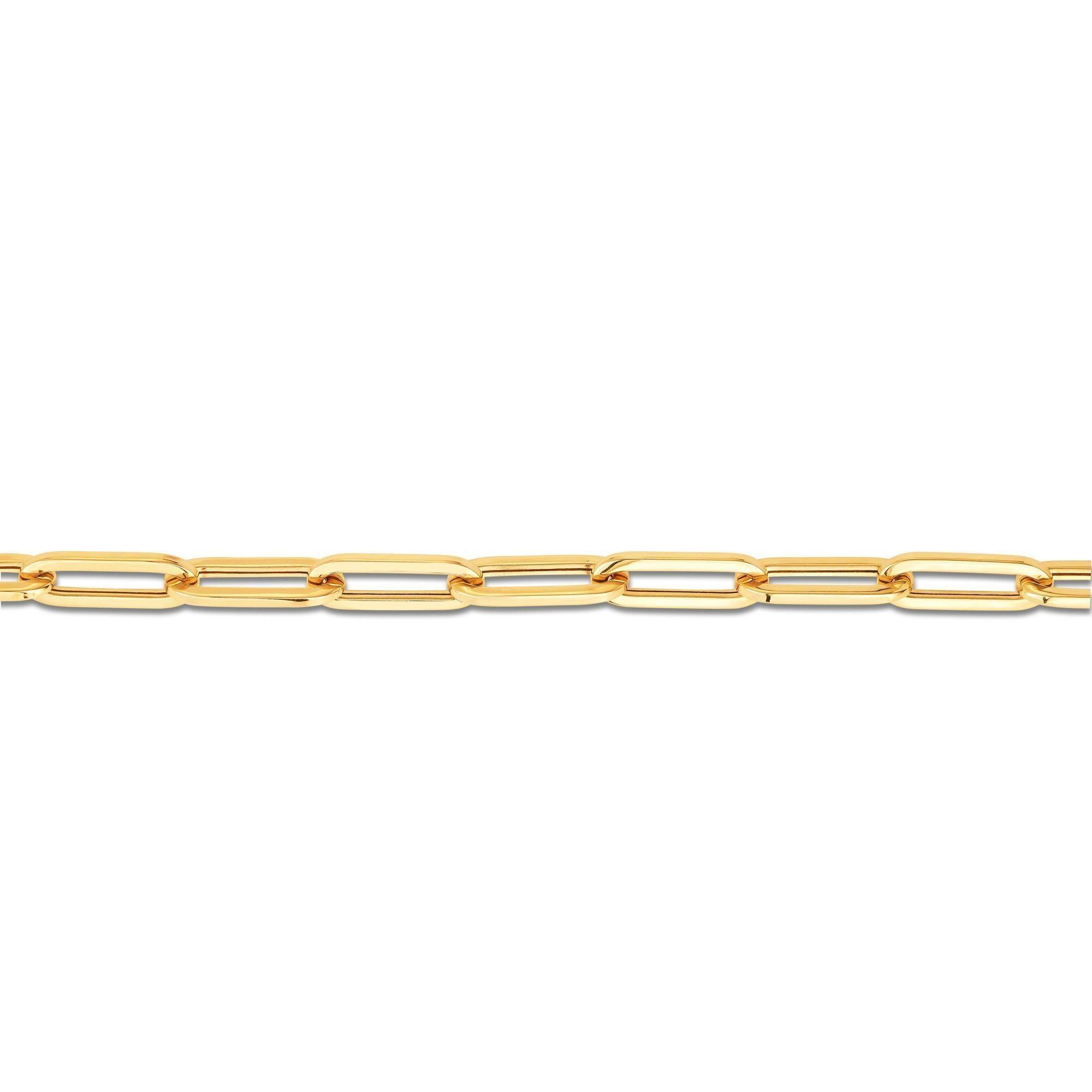 Paperclip Bracelet in 9ct Yellow Gold - Wallace Bishop