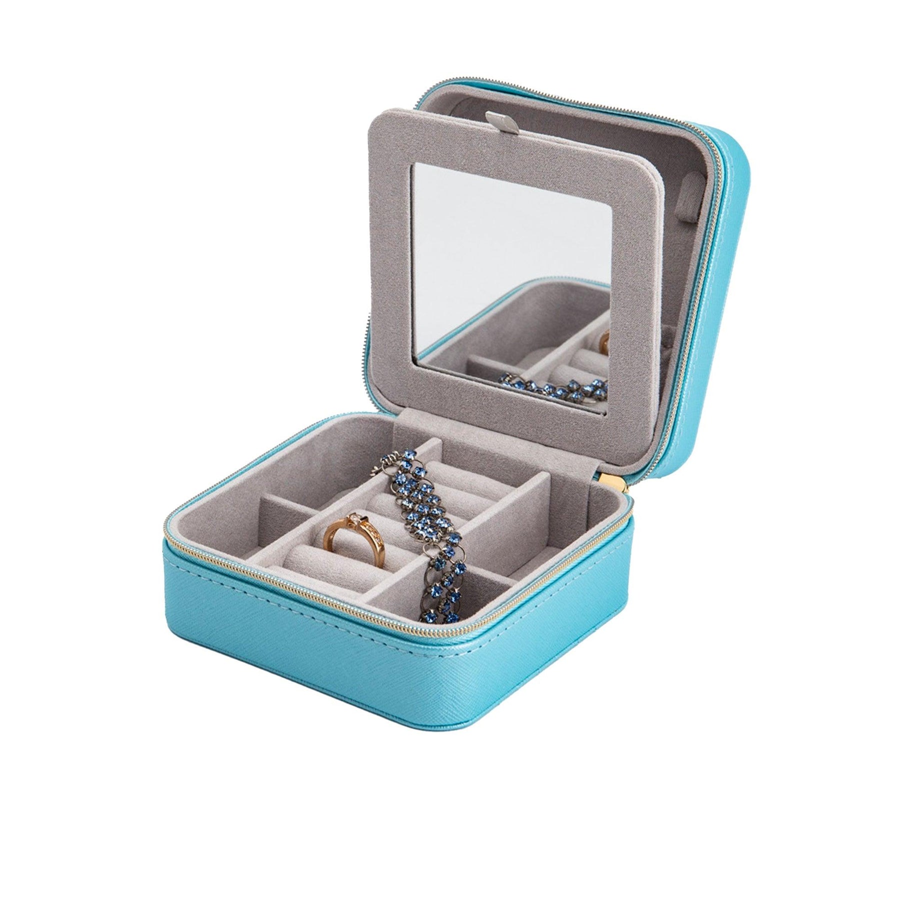 Pastel Blue Zip Travel Case - Wallace Bishop