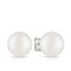 Pearl Stud Earrings set in Sterling Silver - Wallace Bishop