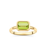 Peridot Bezel Ring in 9ct Yellow Gold - Wallace Bishop