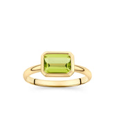 Peridot Bezel Ring in 9ct Yellow Gold - Wallace Bishop