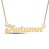 Personalised Name Necklace (Banana Font) - Wallace Bishop