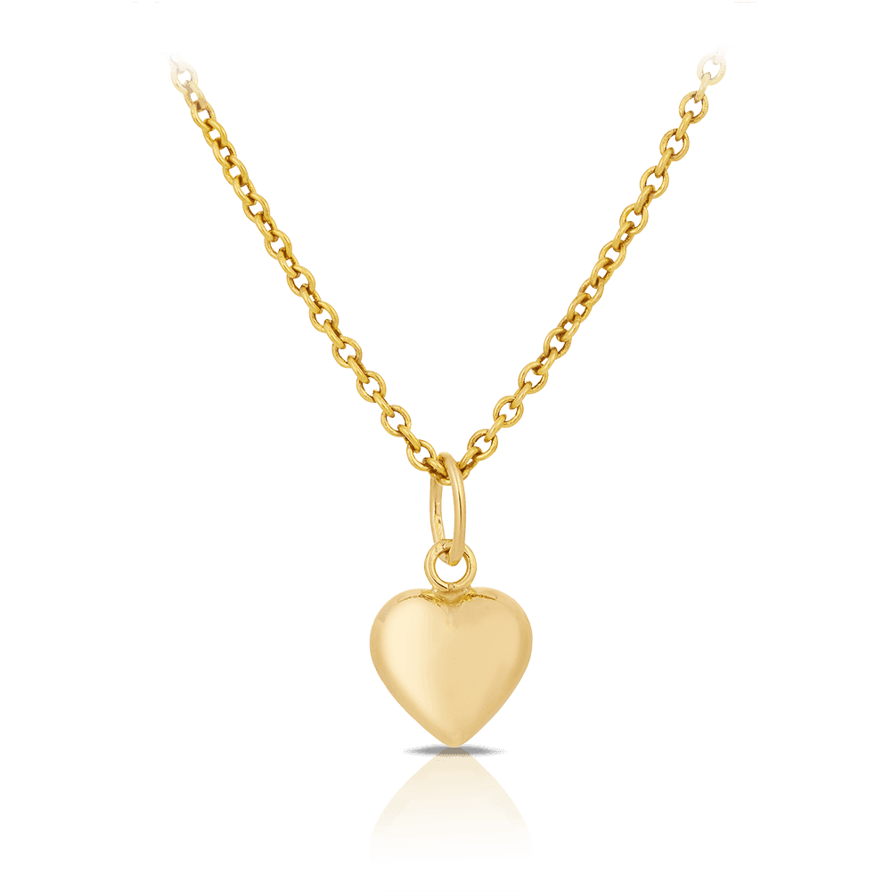 14k gold heart online locket necklace