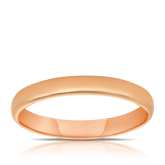 Plain Wedding & Anniversary Ring in 18ct Rose Gold - Wallace Bishop