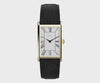 Worn day-to-day, the 1976 Lexington Reissue suits both formal occasions and everyday dressing. The silver dial, gold-tone case, and black leather strap bring 1970s minimalist elegance to any outfit.