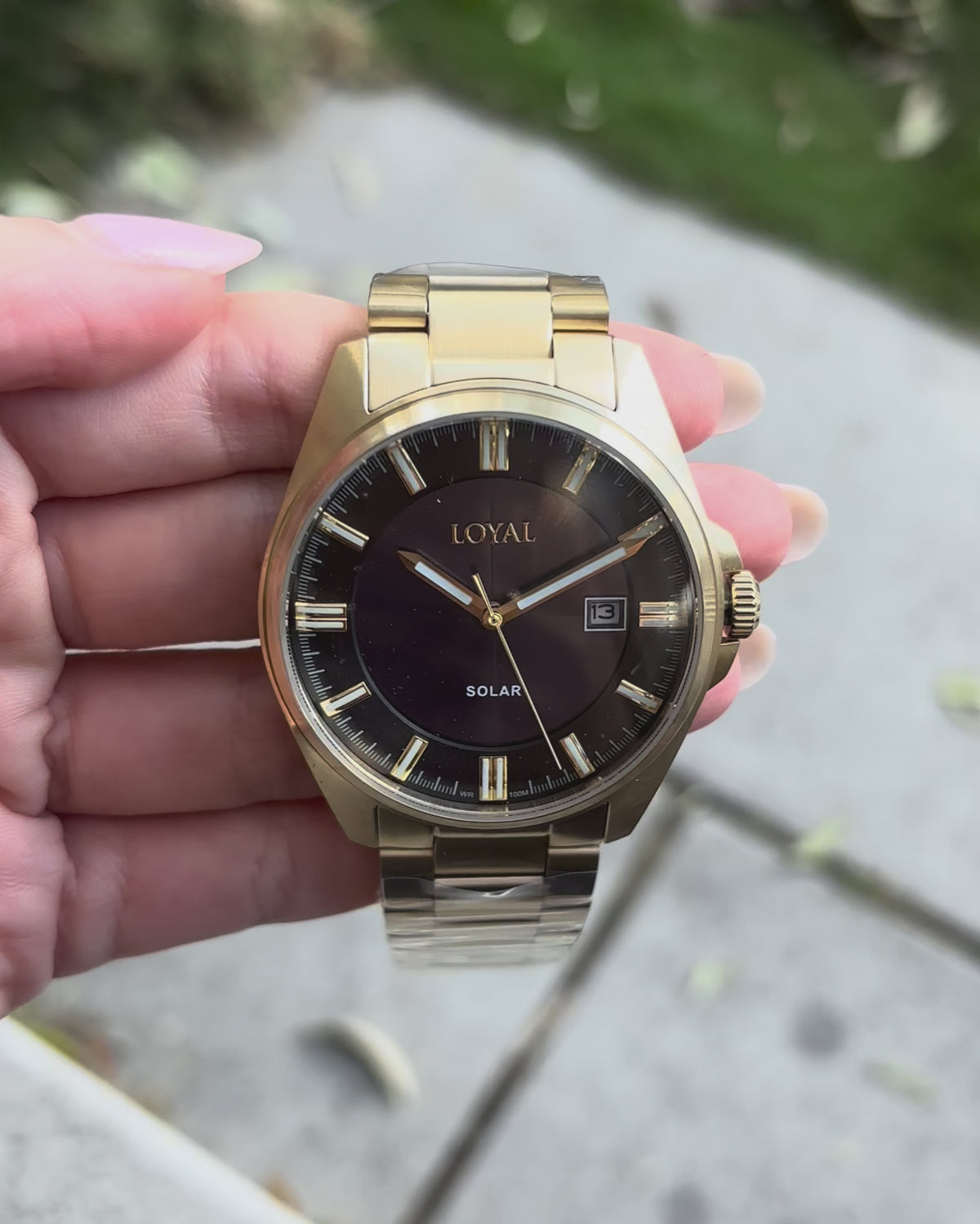 Loyal Academy Men's 42.50mm Gold Quartz Watch
