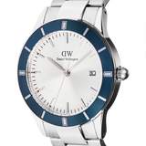 Daniel Wellington Iconic Paradigma Link Blue Bezel Watch