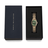Daniel Wellington Ophelia Mini Emerald Gold Watch