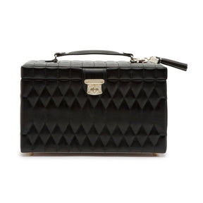 Wolf Caroline Large Jewellery Case Black 329671