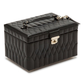 Wolf Caroline Medium Jewellery Case Black 329771