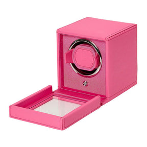 Wolf Cub Single Watch Winder with Cover Pink 461190