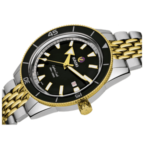 Rado Captain Cook Men's 42mm Stainless Steel & Gold Plated Automatic Watch R32138153 - Wallace Bishop