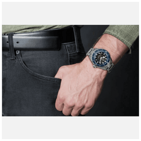 Rado Captain Cook Men's 43mm High-Tech Ceramic Blue & Grey Skeleton Automatic Watch R32128202 - Wallace Bishop