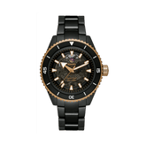 Rado Captain Cook Men's 43mm High-Tech Ceramic Rose Gold & Black Skeleton Automatic Watch R32127162 - Wallace Bishop