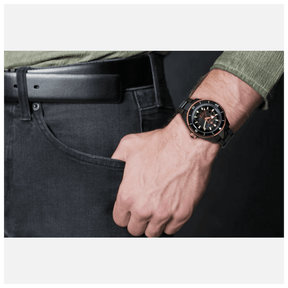 Rado Captain Cook Men's 43mm High-Tech Ceramic Rose Gold & Black Skeleton Automatic Watch R32127162 - Wallace Bishop