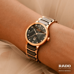 Rado Centrix Diamonds Automatic Bronze Watch R30019732 - Wallace Bishop
