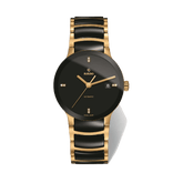 Rado Centrix Men's 38mm Ceramic & Gold Plated Automatic Watch R30035712 - Wallace Bishop