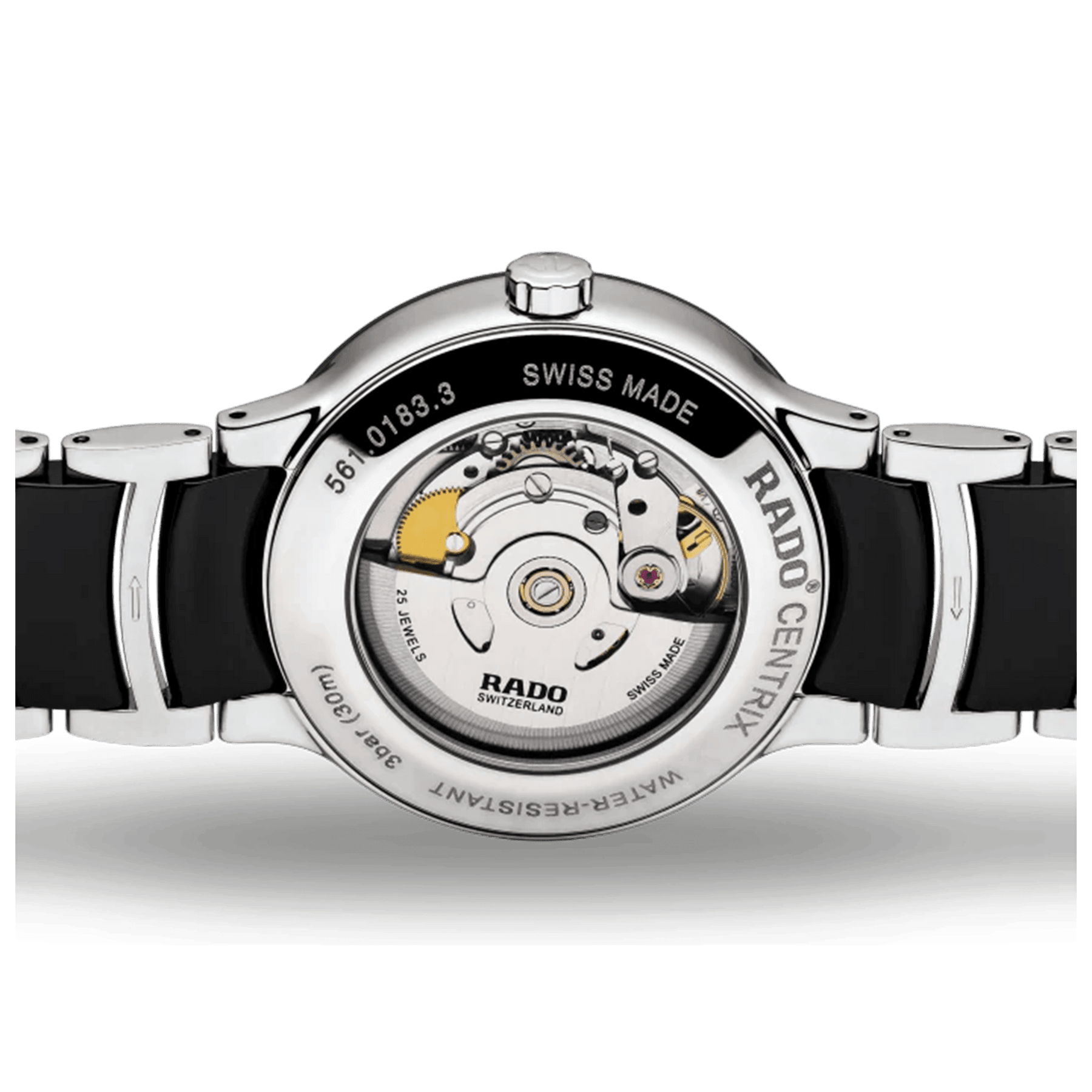 Rado Centrix Men's 38mm Ceramic & Stainless Steel Automatic Watch R30941702 - Wallace Bishop
