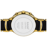 Rado Centrix Men's 40mm Ceramic & Gold Plated Quartz Chronograph Watch R30134162 - Wallace Bishop