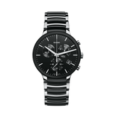 Rado Centrix Men's 40mm Ceramic & Stainless Steel Quartz Chronograph Watch R30130152 - Wallace Bishop