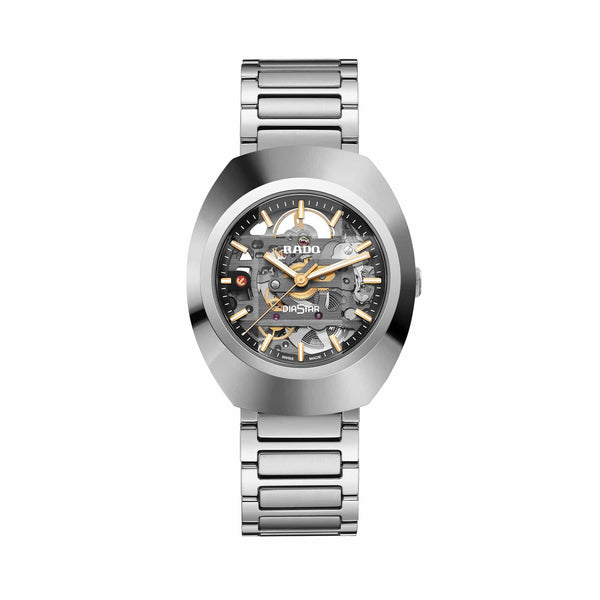 RADO Diatron 時計 シルバー Rado DiaStar Original Skeleton 38mm Automatic Watch R12162153