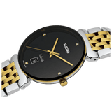 Rado Florence Men's 38mm Stainless Steel & Gold Plated Quartz Watch R48912703 - Wallace Bishop