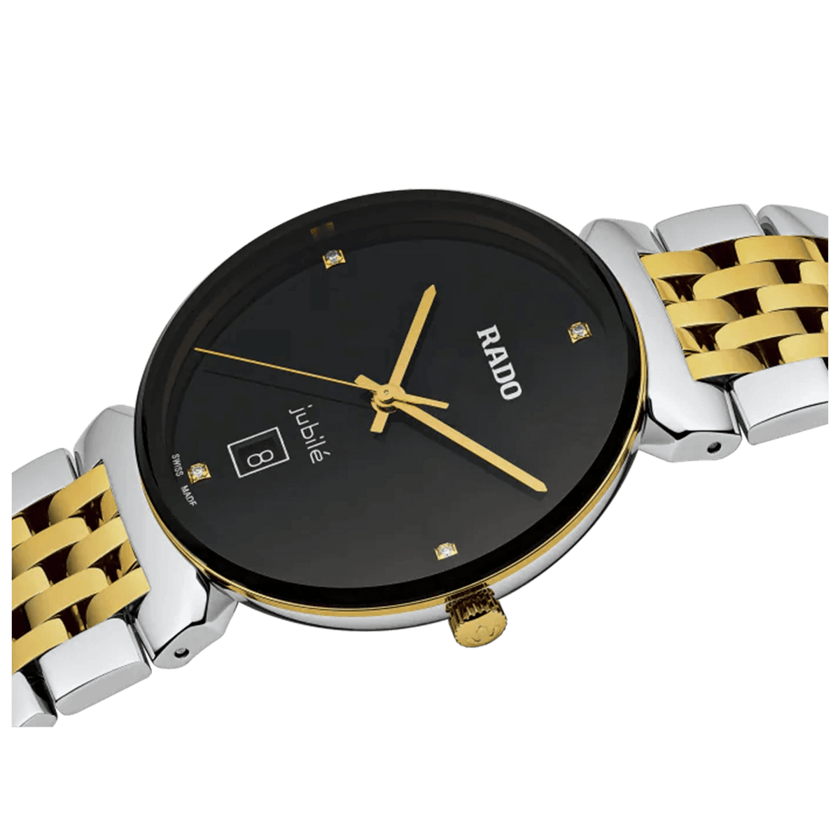 Rado Florence Men's 38mm Stainless Steel & Gold Plated Quartz Watch R48912703 - Wallace Bishop