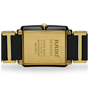 Rado Integral Men's 31mm Ceramic & Gold Plated Quartz Watch R20204712 - Wallace Bishop