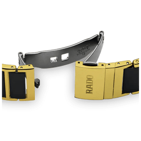Rado Integral Men's 31mm Ceramic & Gold Plated Quartz Watch R20204712 - Wallace Bishop
