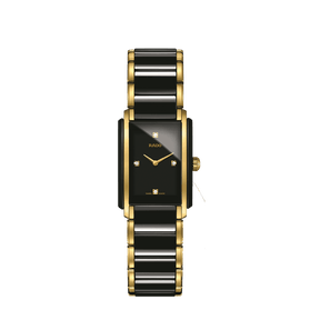 Rado Integral Women's Ceramic & Gold Plated Quartz Watch R20845712 - Wallace Bishop