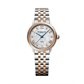 Raymond Weil Maestro Ladies Automatic Mother-of-Pearl Diamond Two-tone Bracelet Watch 31mm 2131-SP5-00966 - Wallace Bishop