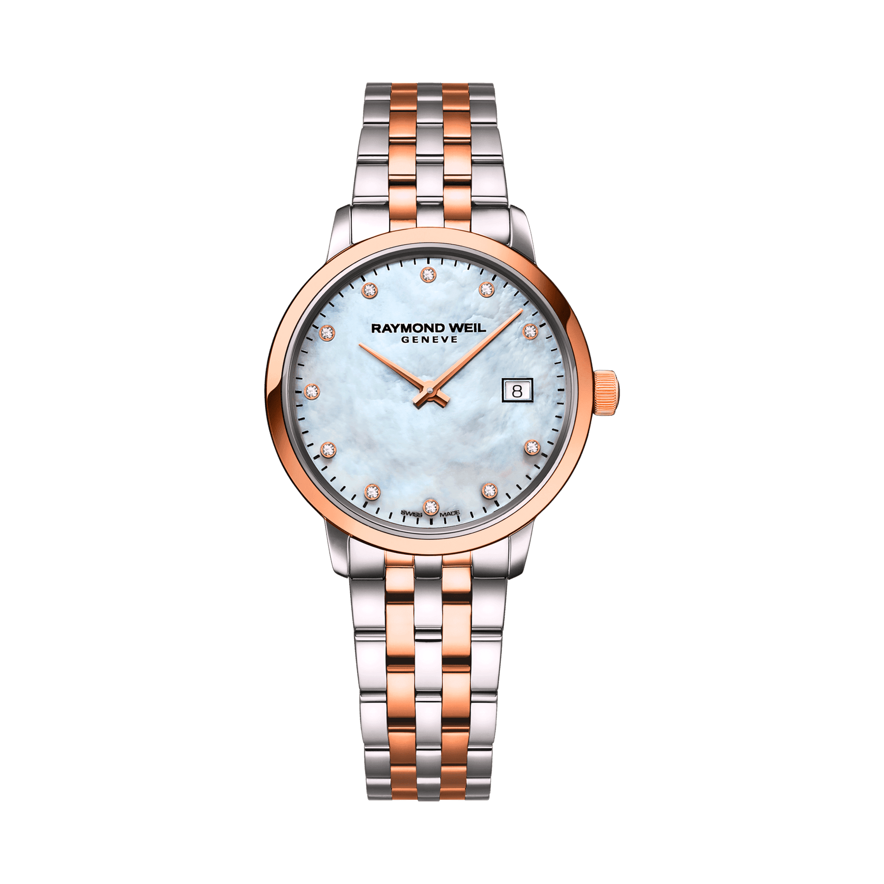 Raymond Weil Women's Toccata Quartz Dress Watch Mother-Of-Pearl Diamond Dial 5985-SP5-97081 - Wallace Bishop