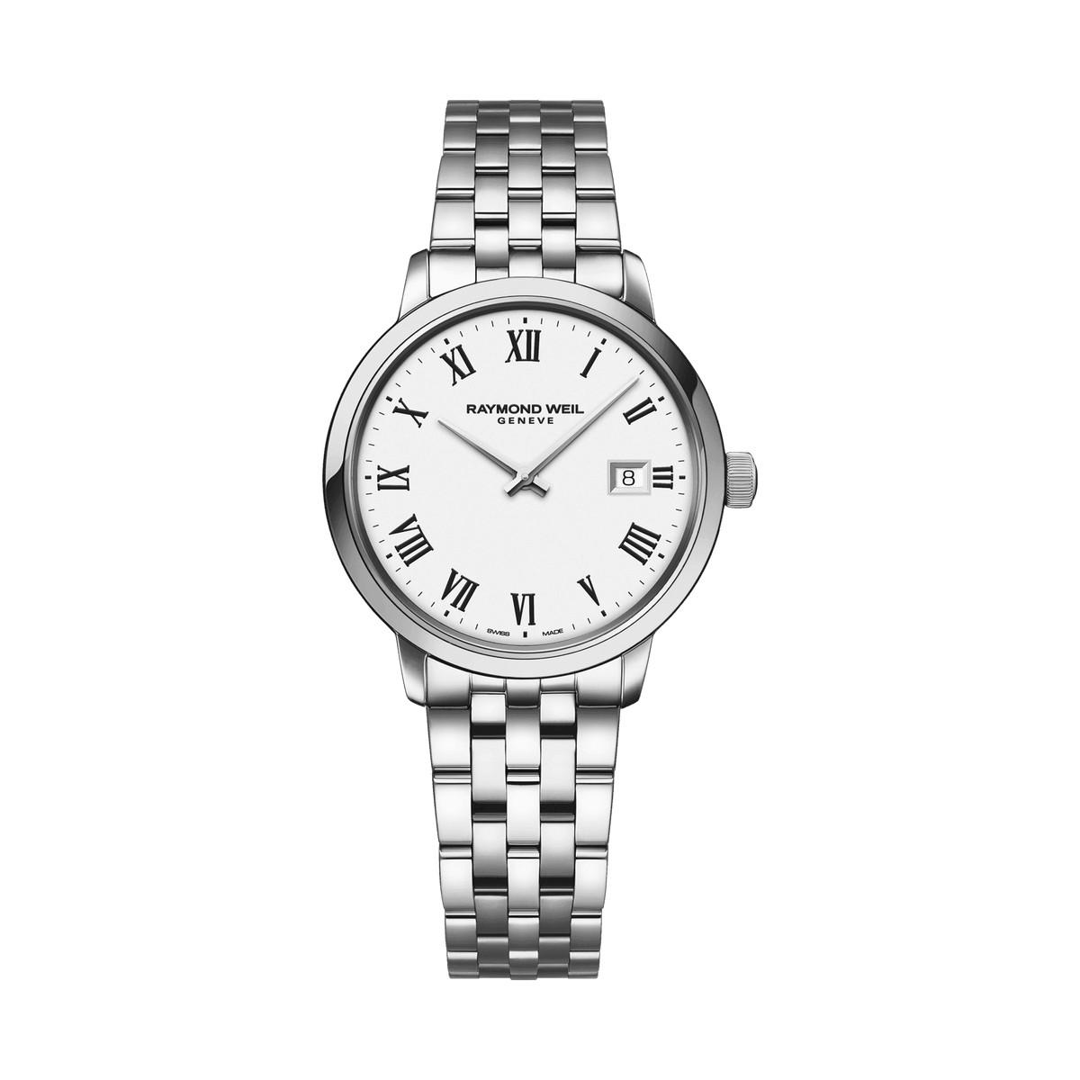 Raymond Weil Women's Toccata Stainless Steel Quartz Dress Watch White Dial 5985-ST-00300 - Wallace Bishop