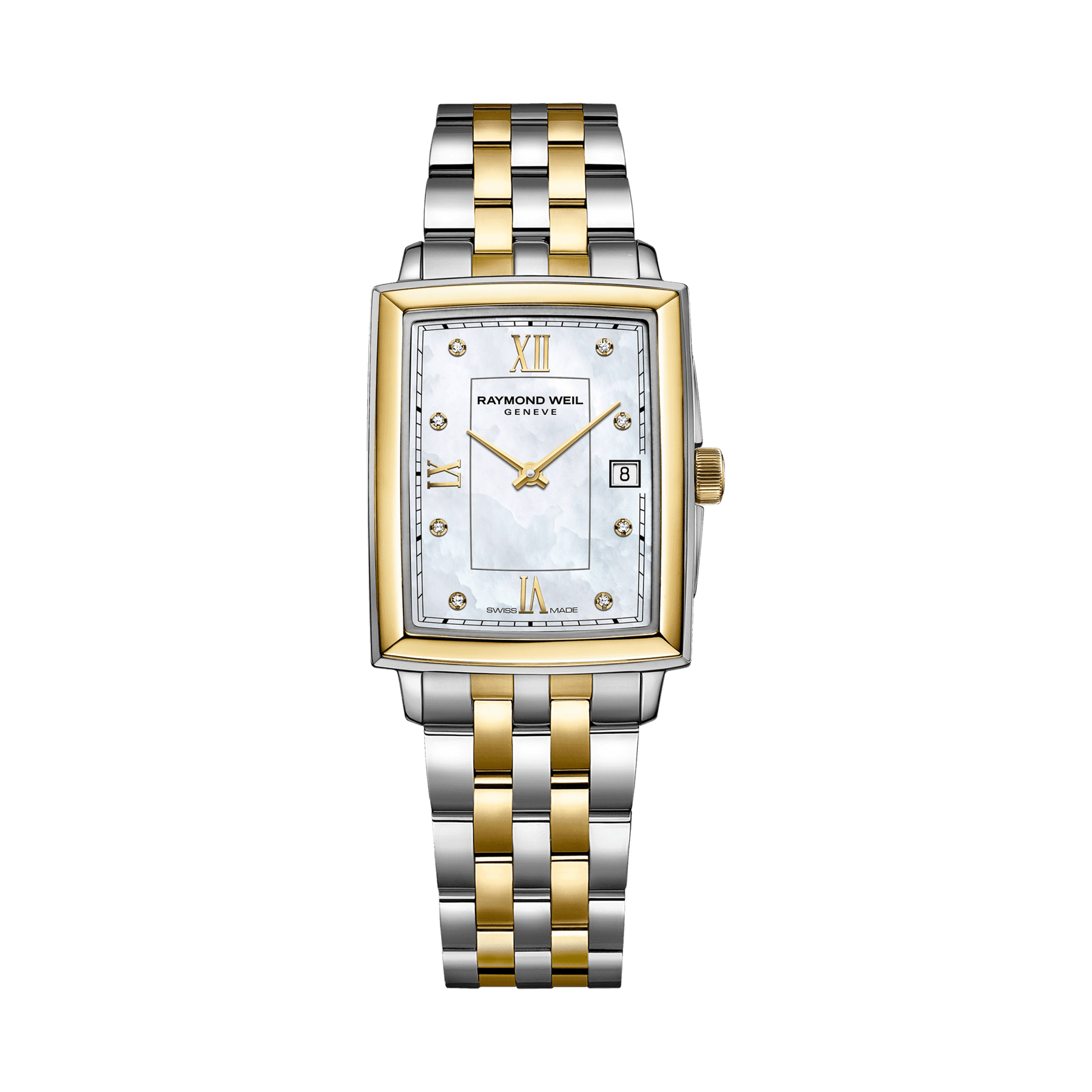 Raymond Weil Women's Toccata Two-Tone Quartz Dress Watch Mother-Of-Pearl Diamond Dial 5925-STP-00995 - Wallace Bishop