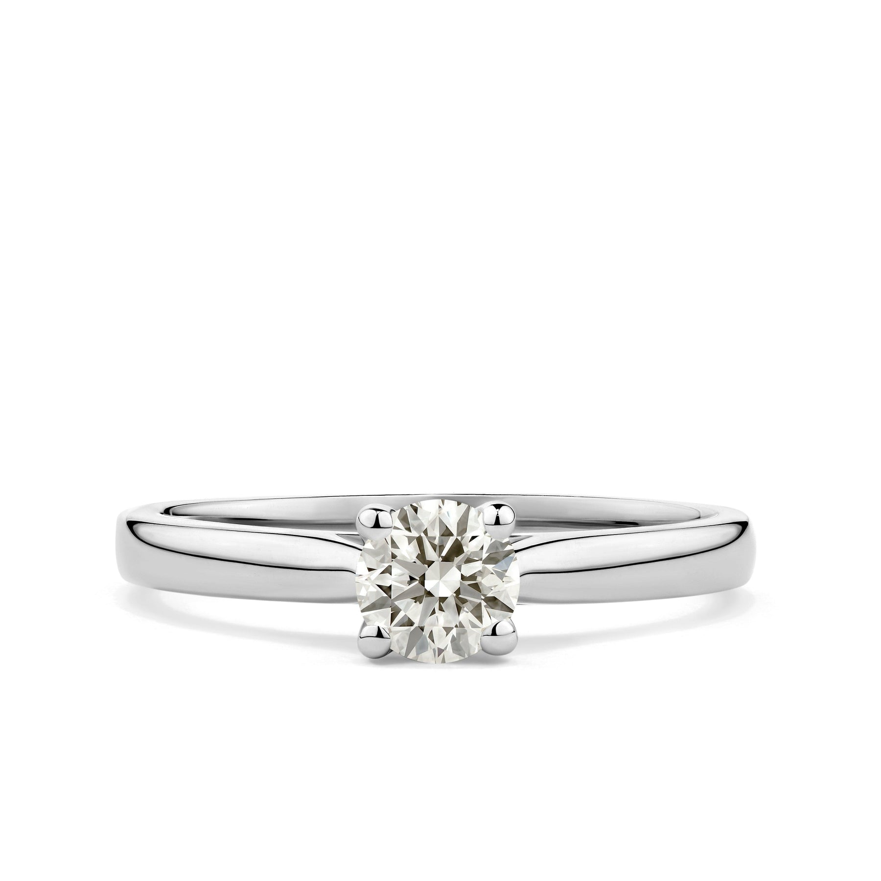 Rendition 0.50ct TW Diamond Solitaire Ring in 9ct White Gold - Wallace Bishop