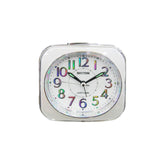 Rhythm Resin Quartz Alarm Clock Watch White Dial CRF801NR03 - Wallace Bishop