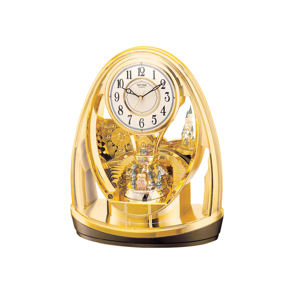 Rhythm Rotating Pendulum Table Clock 4SG725WR18 - Wallace Bishop