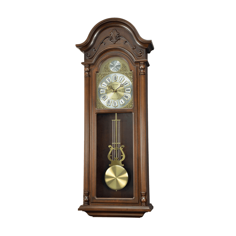 Rhythm Timber Wall Clock - Wallace Bishop