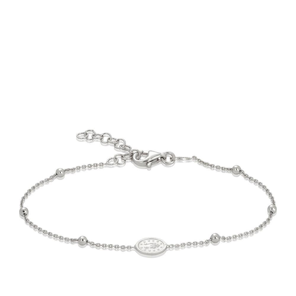 Rosary Bracelet in Sterling Silver - Wallace Bishop