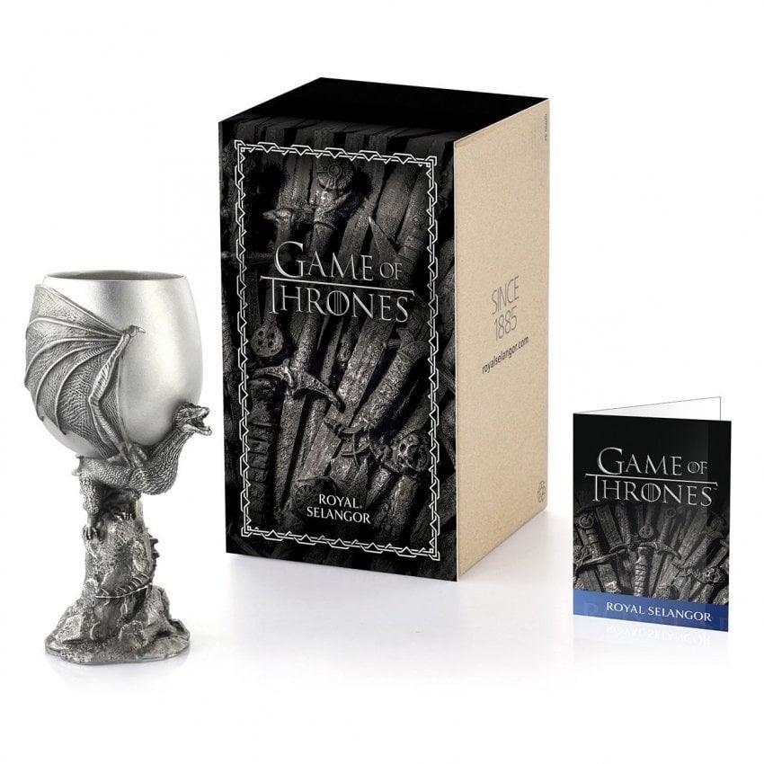 Royal Selangor Game of Thrones Pewter Dragon Goblet 0125003 - Wallace Bishop