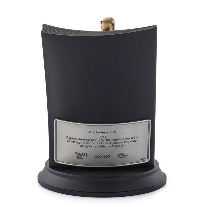 Royal Selangor Limited Edition Gilt Captain America The Avengers #4 0179020E - Wallace Bishop
