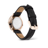 Daniel Wellington Crystalline Bezel Black Croc Rose Gold Watch