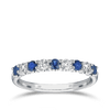 Sapphire & Diamond Ring in 18ct White Gold - Wallace Bishop
