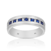 Sapphire & Diamond Ring in 9ct White Gold - Wallace Bishop