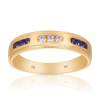 Sapphire & Diamond Ring in 9ct Yellow Gold - Wallace Bishop