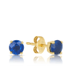 Sapphire Earrings in 9ct Yellow Gold - Wallace Bishop