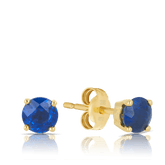 Sapphire Earrings in 9ct Yellow Gold - Wallace Bishop
