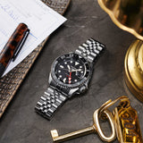 Seiko 5 Sports GMT Men's 42.50mm Stainless Steel Automatic Watch SSK001K - Wallace Bishop