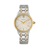 Seiko Conceptual Women's 29.5mm Stainless Steel & Yellow Gold Plated Two-Tone Solar Watch SRZ544P - Wallace Bishop