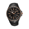 Seiko Coutura Men's 42.5mm Black & Rose Plated Solar Watch SNE516P - Wallace Bishop